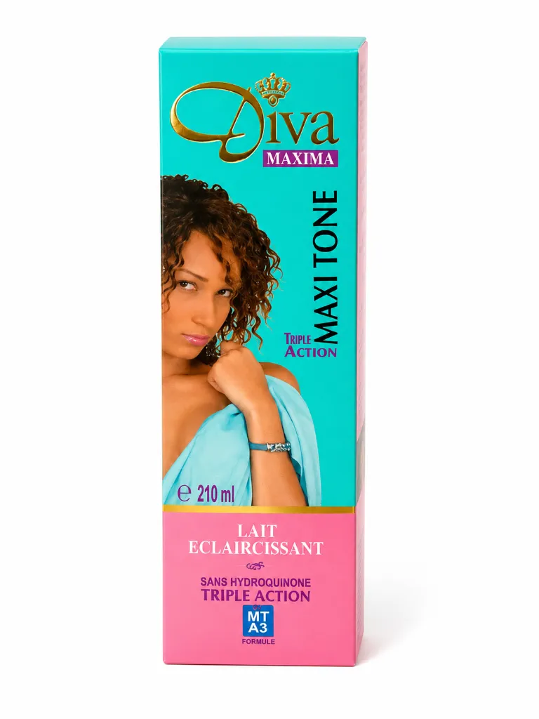 Diva Maxima Maxi Tone Lait Éclaircissant 350 ml
